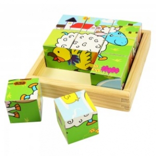 Blokpuzzel.Boerderij